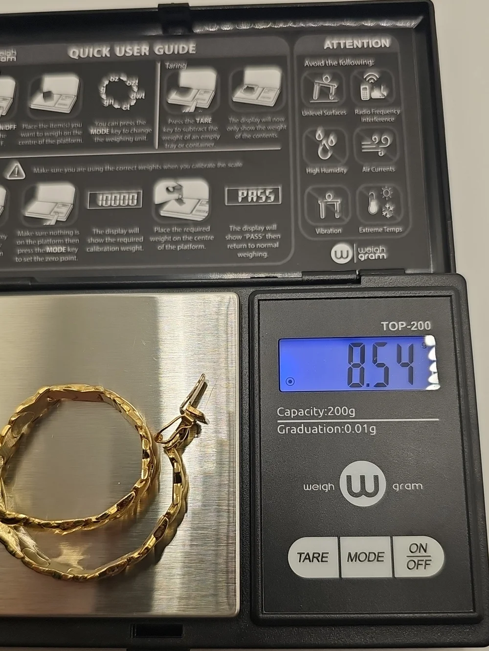 FCL Italy 14K Yellow Gold XO Hugs Kisses Link Bracelet Womens Size 7 Gold 8.5g